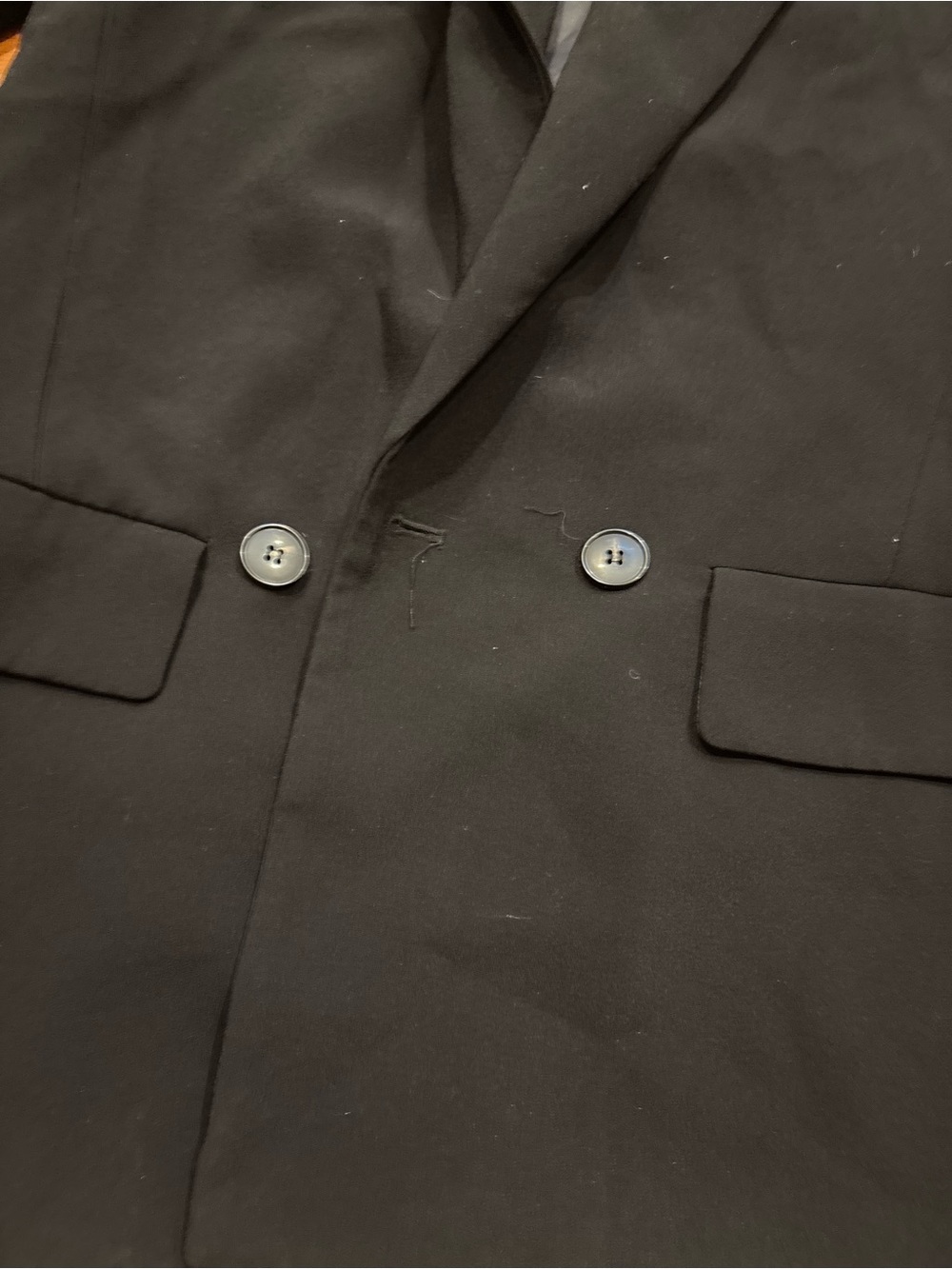 Zara Women’s Black Double-Breasted Blazer Jacket - Picture 3 of 3